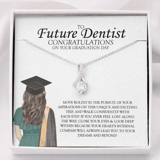 Move Boldly alluring beauty necklace front