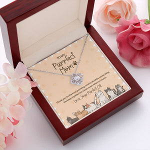 Even When I'm Mean love knot pendant luxury led box red flowers