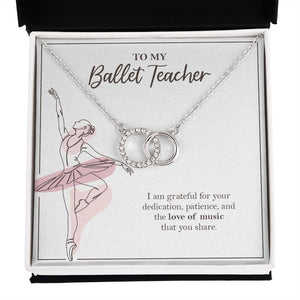 Grateful For Your Dedication double circle necklace front
