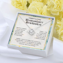 Load image into Gallery viewer, A Celebration love knot pendant yellow flower
