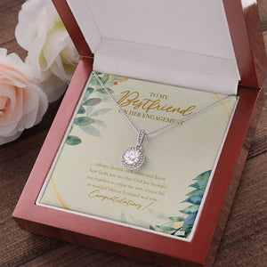 God Has Brought You Together eternal hope pendant luxury led box red flowers