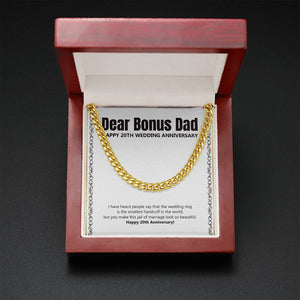 Smallest Handcuff In The World cuban link chain gold mahogany box led