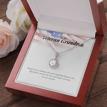 Load image into Gallery viewer, Big Salute To You eternal hope pendant luxury led box red flowers
