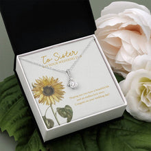 Load image into Gallery viewer, Endless Love Story alluring beauty pendant white flower
