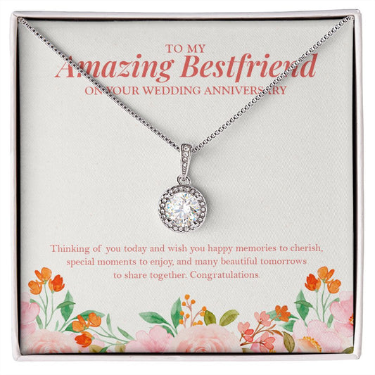 Happy Memories to Cherish eternal hope necklace front