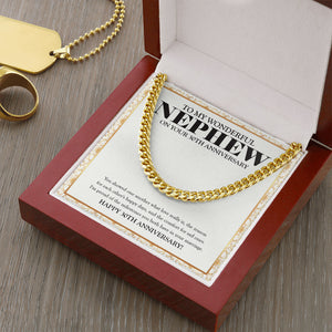 Comfort For Sad Ones cuban link chain gold luxury led box