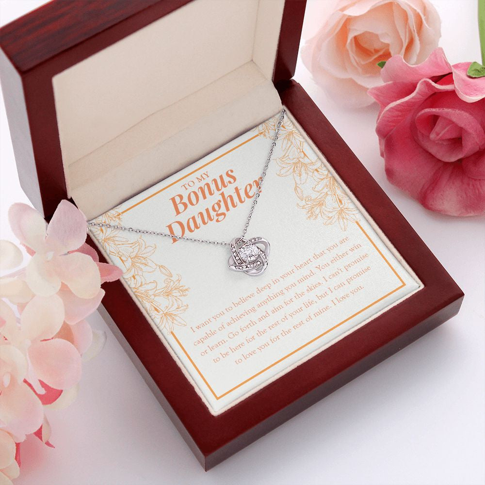 You Deserve True Happiness love knot pendant luxury led box red flowers