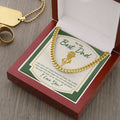 You're the greatest cuban link chain gold luxury led box