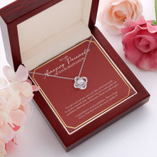 Load image into Gallery viewer, Gave your Soul love knot pendant luxury led box red flowers
