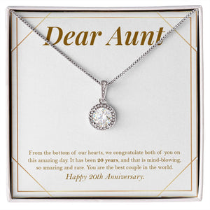 Mind-blowing Marriage Years eternal hope necklace front