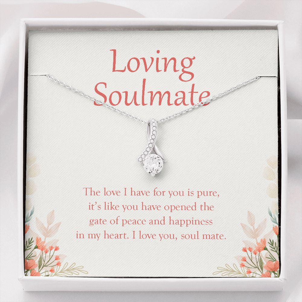 My Love Is Pure alluring beauty necklace front