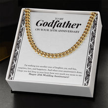 Load image into Gallery viewer, Another Year Of Joy cuban link chain gold standard box
