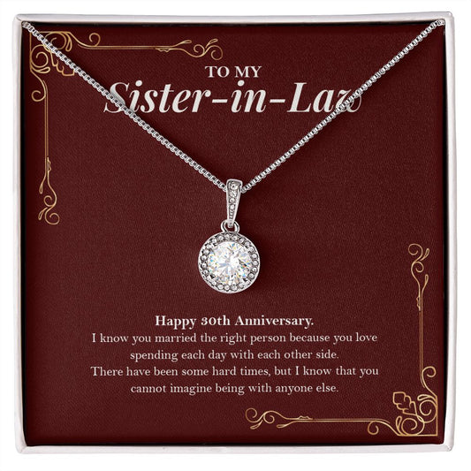 Married the Right Person eternal hope necklace front