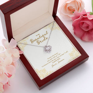 Since The Day I Met You love knot pendant luxury led box red flowers
