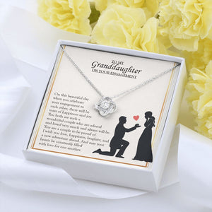 Wonderful Couple Who Adored love knot pendant yellow flower