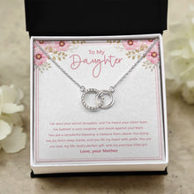 Load image into Gallery viewer, Wonderful Blessing double circle necklace close up

