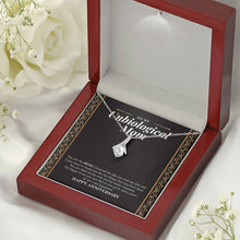Load image into Gallery viewer, Grow More Years Of Love alluring beauty necklace premium led mahogany wood box
