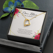 Load image into Gallery viewer, You Are The Best Mom forever love gold necklace front
