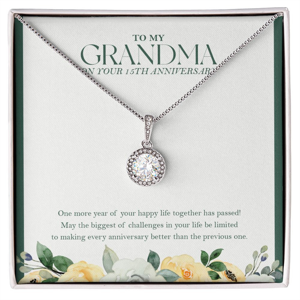 One More Happy Life Together eternal hope necklace front