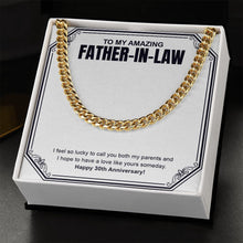 Load image into Gallery viewer, I Feel So Lucky cuban link chain gold standard box
