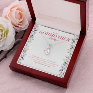 God Brought You Together alluring beauty pendant luxury led box flowers