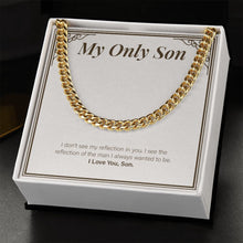 Load image into Gallery viewer, My Reflections cuban link chain gold standard box
