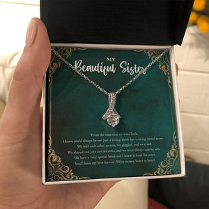 Caring Friend alluring beauty necklace in hand