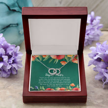 Load image into Gallery viewer, More Than Words Can Say double circle pendant luxury led box purple flowers
