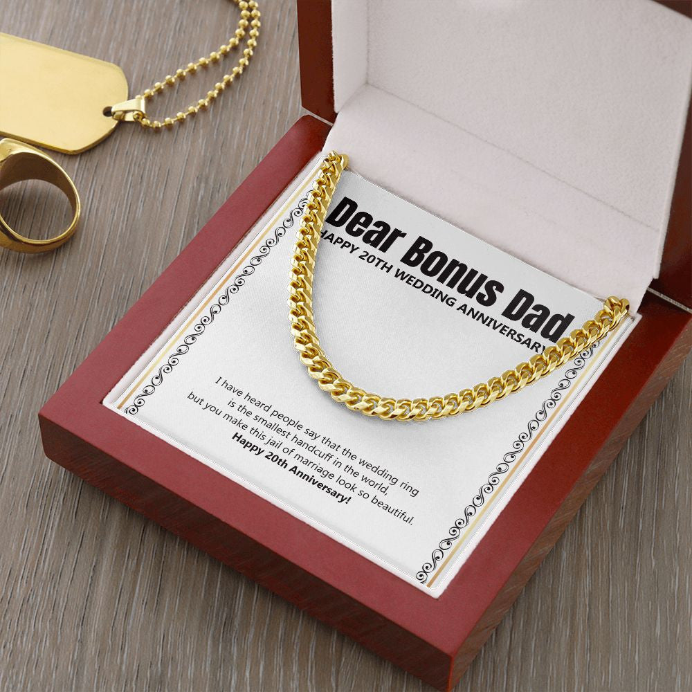 Smallest Handcuff In The World cuban link chain gold luxury led box