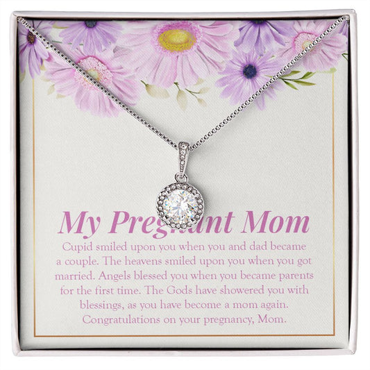Angels Blessed You eternal hope necklace front