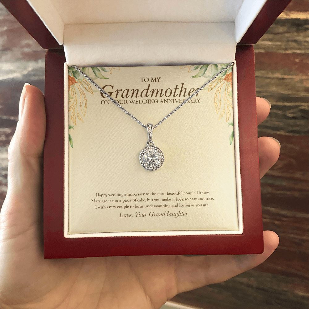 Marriage Is Not A Piece Of Cake eternal hope necklace luxury led box hand holding