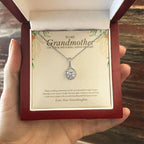 Marriage Is Not A Piece Of Cake eternal hope necklace luxury led box hand holding