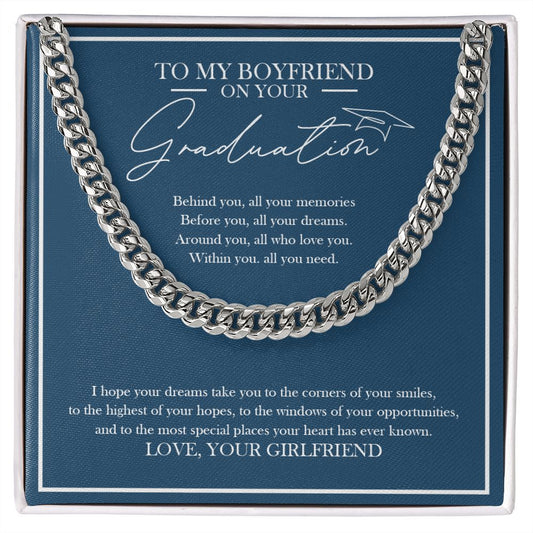 The Highest Of Your Hopes cuban link chain silver front