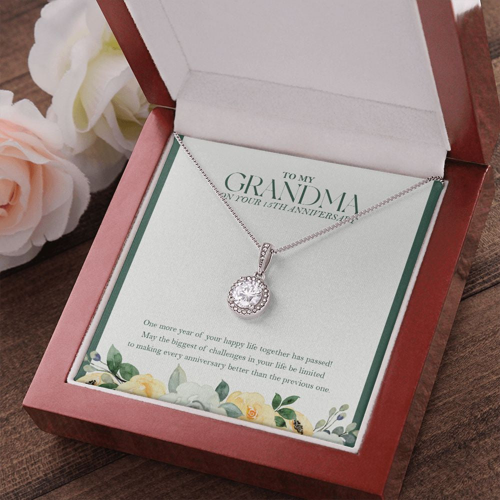 One More Happy Life Together eternal hope pendant luxury led box red flowers