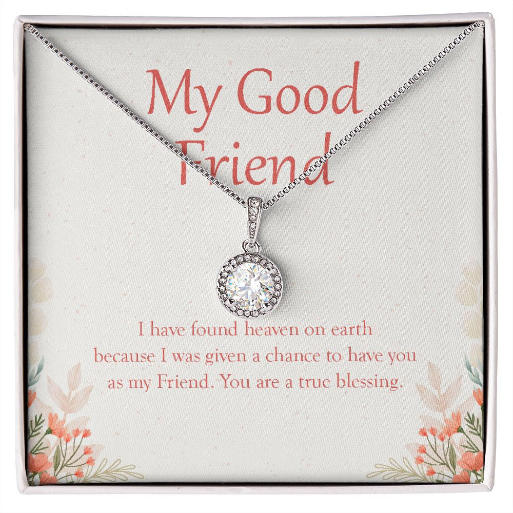Heaven On Earth eternal hope necklace front