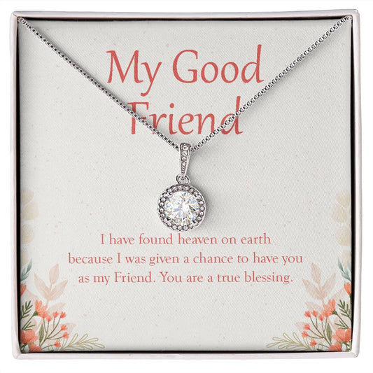 Heaven On Earth eternal hope necklace front
