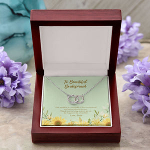 Extraordinary You double circle pendant luxury led box purple flowers