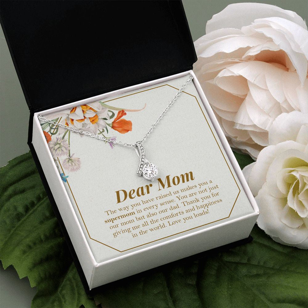 Supermom In Every Sense alluring beauty pendant white flower
