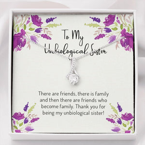 Who Become Family alluring beauty necklace front