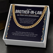 Load image into Gallery viewer, Fifty Cherished Years cuban link chain gold standard box
