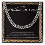 My Sister My Bestfriend cuban link chain silver front