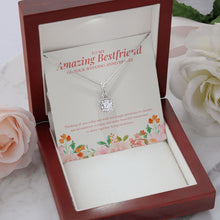 Load image into Gallery viewer, Happy Memories to Cherish eternal hope necklace premium led mahogany wood box
