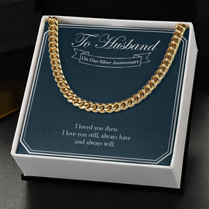 Always Have cuban link chain gold standard box