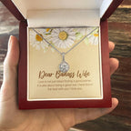 Being a Good Partner eternal hope necklace luxury led box hand holding