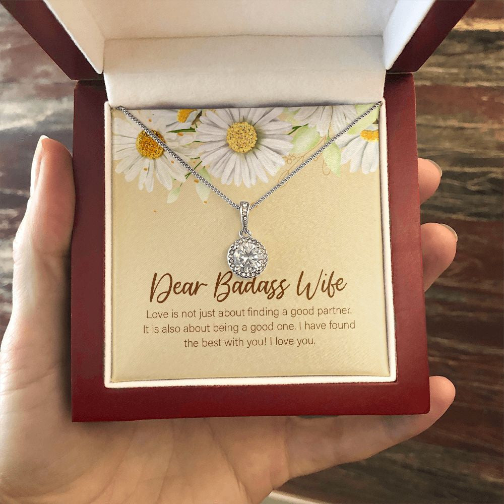 Being a Good Partner eternal hope necklace luxury led box hand holding