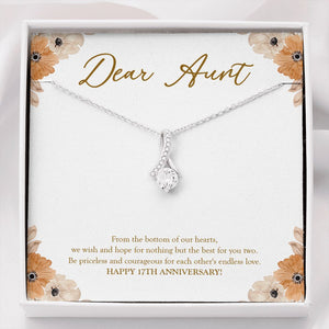 Courageous For Each Other alluring beauty necklace front