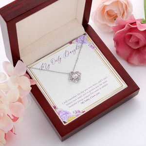 Beautiful Young Woman love knot pendant luxury led box red flowers