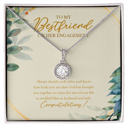 God Has Brought You Together eternal hope necklace front