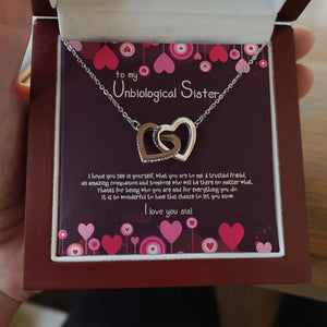 Amazing Companion interlocking heart necklace luxury led box hand holding