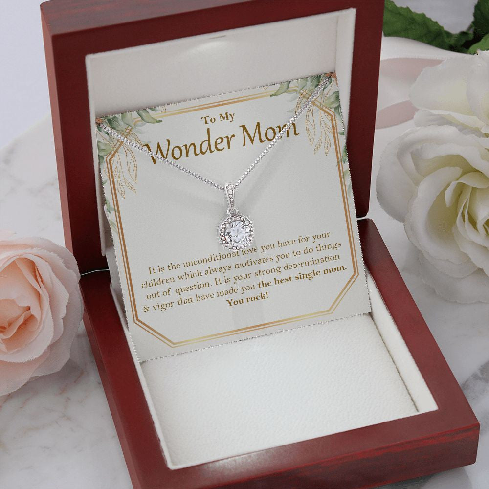 The Unconditional Love You Have eternal hope necklace premium led mahogany wood box
